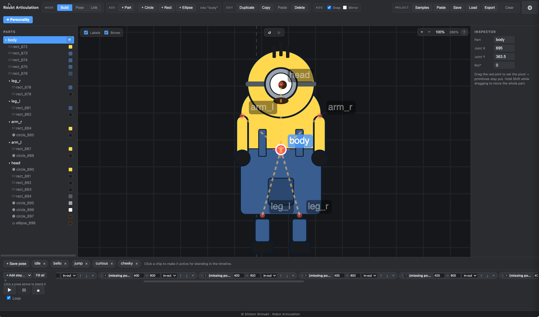 Robot Articulation screenshot